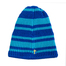 瑞典原产GEGGAMOJA条纹针织帽儿童帽子宝宝无檐帽子 蓝色 S