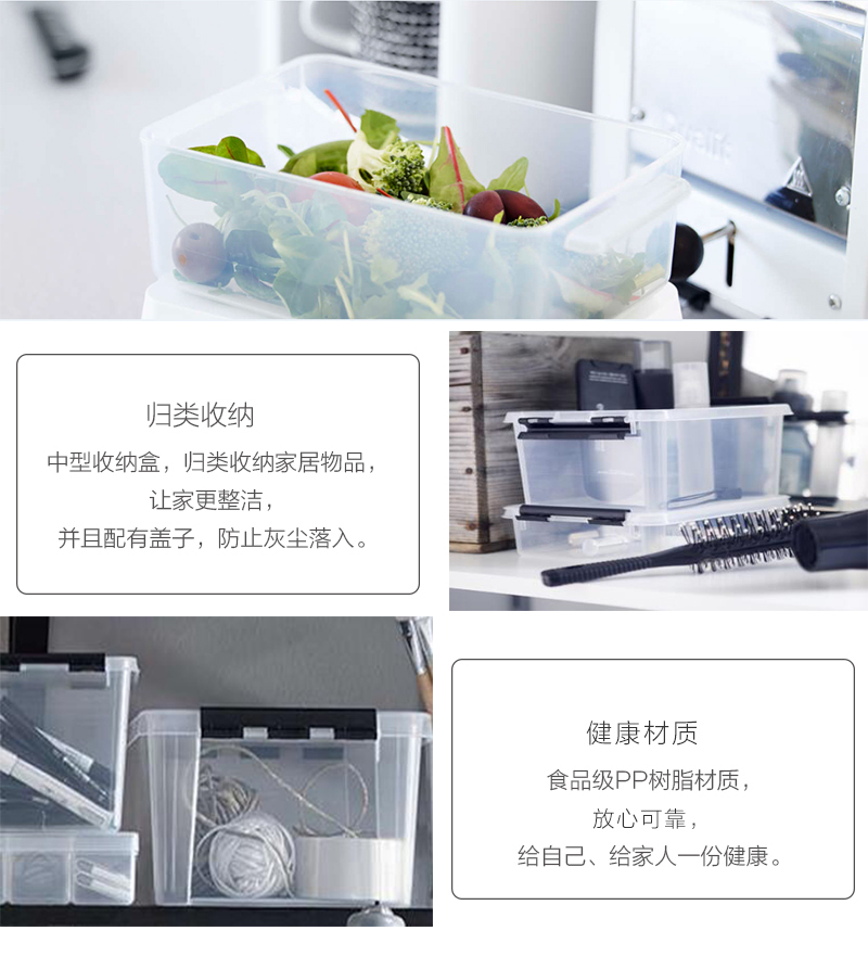 瑞典原产SmartStore储物收纳盒收纳箱 46L