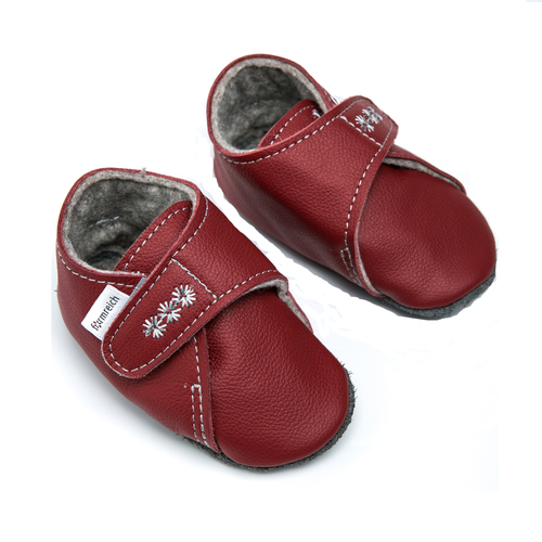 德国原产formreich软底防滑婴儿学步鞋室内鞋休闲鞋 枣红 XS