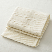 德国原产SonnenStrick美利奴羊毛婴儿毯宝宝抱毯辫子