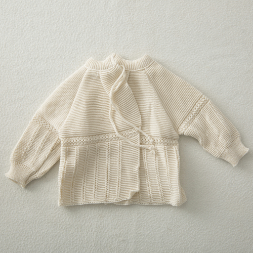德国原产SonnenStrick全棉婴幼儿针织上衣宝宝衣服 米黄