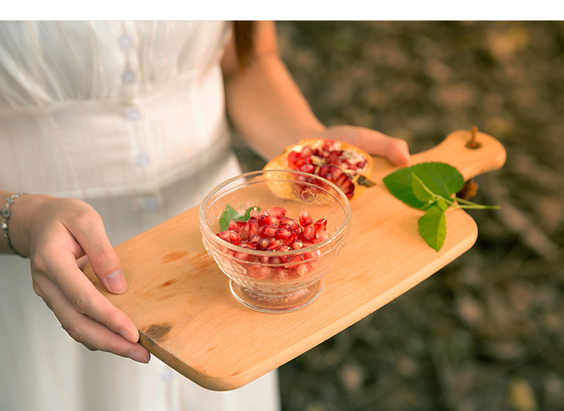 法国原产La Rochère凡尔赛系列玻璃碗沙拉碗甜品碗汤碗水果碗 M