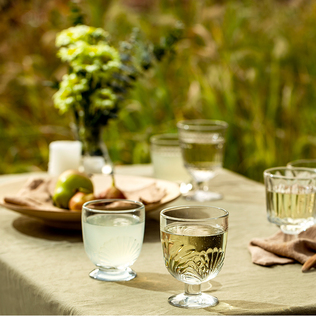 法国La Rochère海风系列平底酒杯高脚杯水杯果汁杯