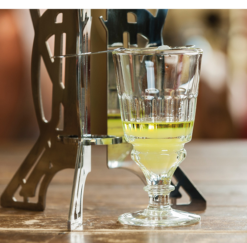 法国原产La Rochère PRESSES系列苦艾酒杯鸡尾酒杯玻璃杯水杯 透明