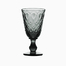 法国原产La Rochère佛罗伦萨系列玻璃高脚杯洋酒杯水杯果汁杯 深灰