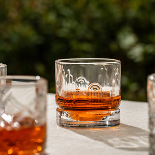 法国原产La Rochère Dandy系列威士忌酒杯平底杯