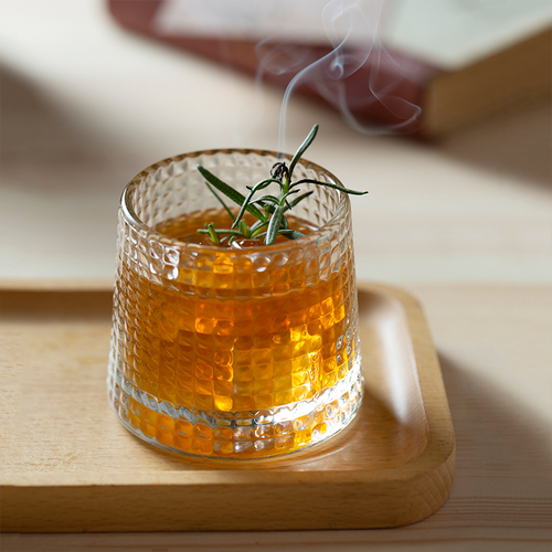 法国原产La Rochère Blossom系列旋转威士忌酒杯玻璃杯洋酒杯 透明