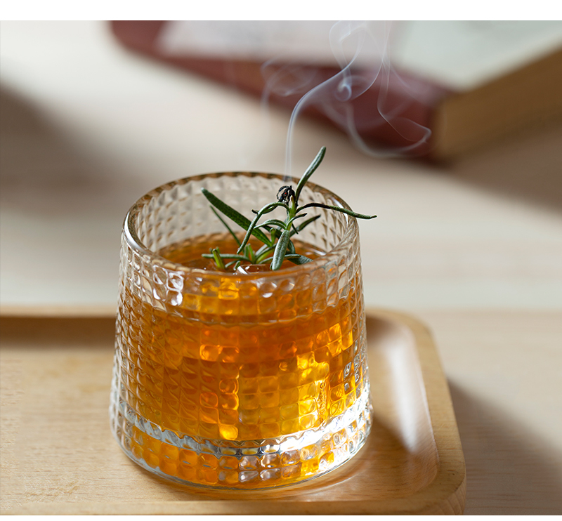 法国原产La Rochère Blossom系列旋转威士忌酒杯玻璃杯洋酒杯 透明