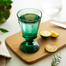 法国原产La Rochère蜜蜂系列玻璃酒杯高脚杯水杯果汁杯 翡翠绿