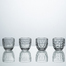 法国原产La Rochère意式咖啡杯洋酒杯玻璃杯水杯短笛杯4件套 透明