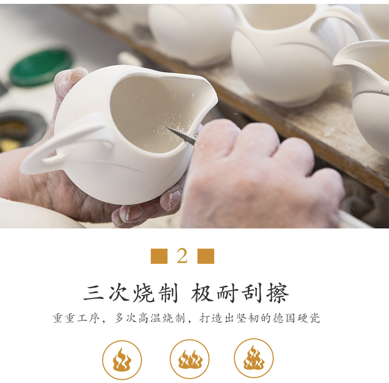 德国原产seltmann Weiden水纹系列咖啡具 北极蓝咖啡杯