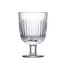 法国La Rochère OUESSANT竖条纹系列水杯果汁杯酒杯 透明 高脚杯