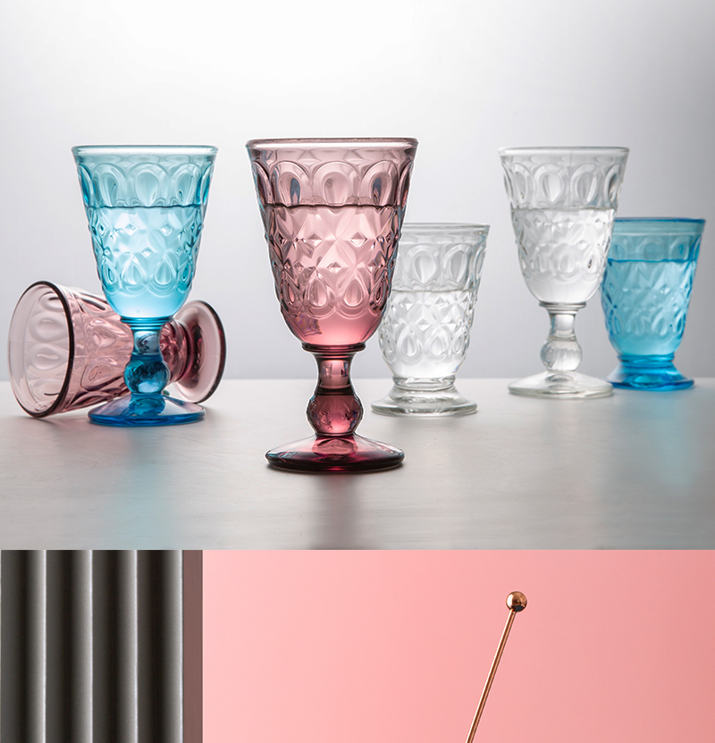 法国La Rochère 佛罗伦萨系列古典风宽口酒杯果汁杯水杯 透明