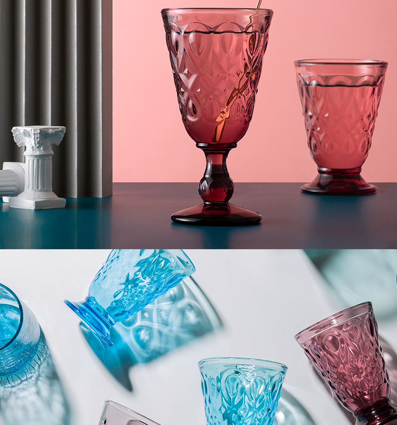 法国La Rochère 佛罗伦萨系列古典风宽口酒杯果汁杯水杯 透明