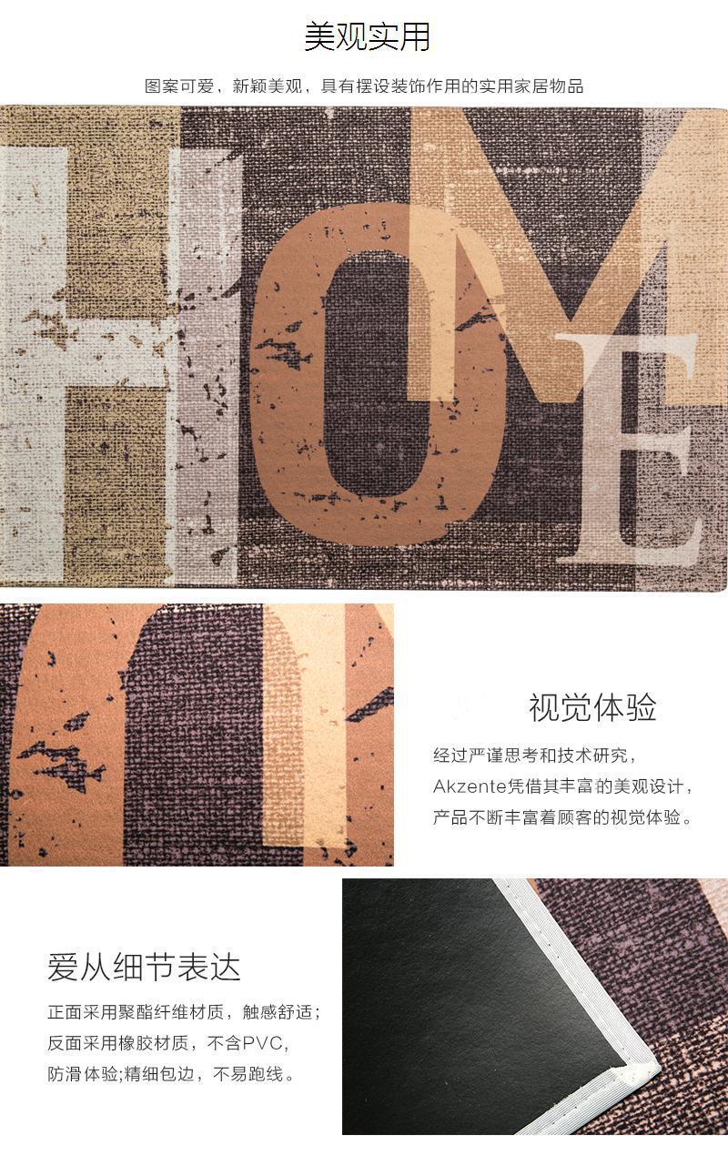 德国原产AKZENTE Gallery系列地毯脚垫门厅垫 家 彩色