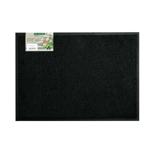 德国原产AKZENTE Easy Clean系列纯色地毯 黑色 70x50cm