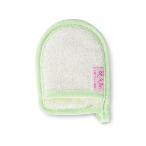 韩国原产ocean towel 迷你洁面手套卸妆巾洗脸巾6x9cm 绿色