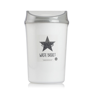 韩国SCANDINA圆形翻盖卫生纸桶垃圾桶大号