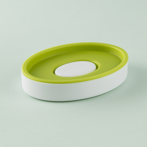 韩国原产zeebe双层肥皂盒沥水盒香皂盒 绿色
