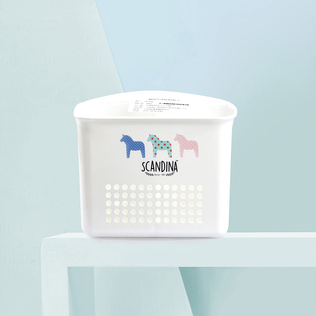 韩国原产SCANDINA多功能收纳篮储物筐塑料桶