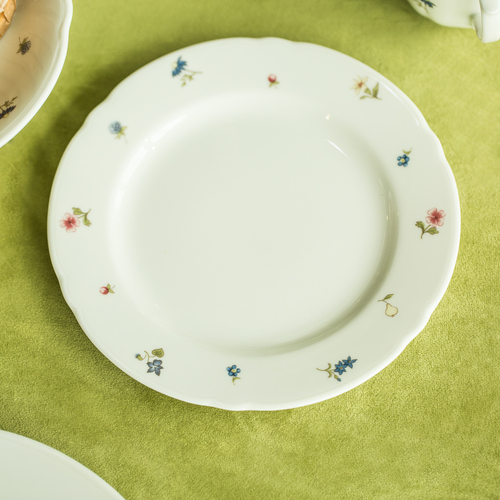 德国原产Seltmann Weiden瓷餐盘餐具25cm彩色小花系列