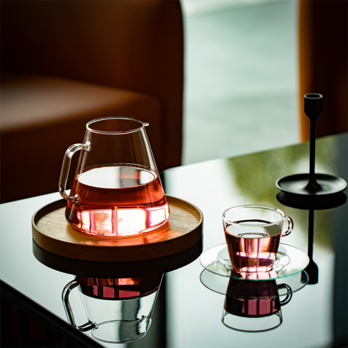 德国原产trendglas JENA 耐热玻璃 Bari水壶 1.3L 透明