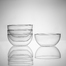 德国原产trendglas JENA 耐热玻璃沙拉碗套装玻璃碗四件套 透明 0.3L