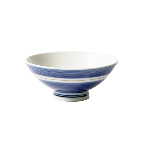 日本原产舍米蓝平茶碗饭碗餐碗蒸碗 刷毛目