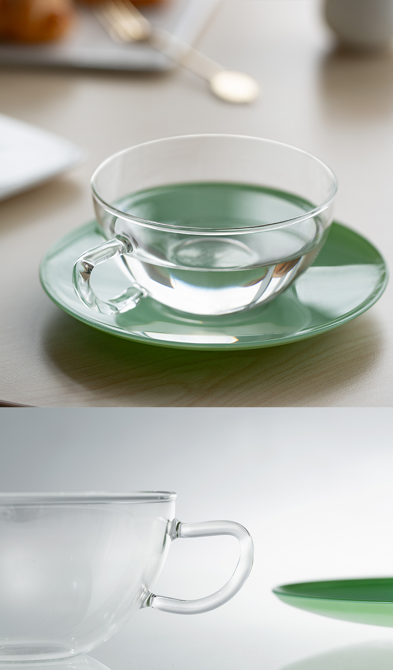 德国原产trendglas JENA 耐热玻璃 OPUS茶杯  0.2L 蓝色