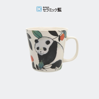 日本ceramic 蓝马克杯水杯动物系列
