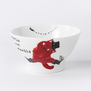日本CERAMIC AI Marlo系列餐具 饭碗 红猫