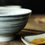 日本原产舍米蓝大碗餐碗 细刷毛目 大碗