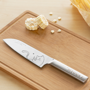 山岱 Miyuki猫咪三德刀菜刀140mm