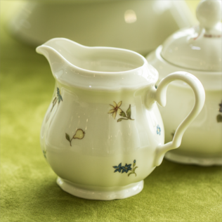 德国原产Seltmann Weiden瓷奶罐奶壶彩色小花系列180ml