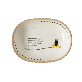 日本原产CERAMIC AI 小熊骑车系列马克杯