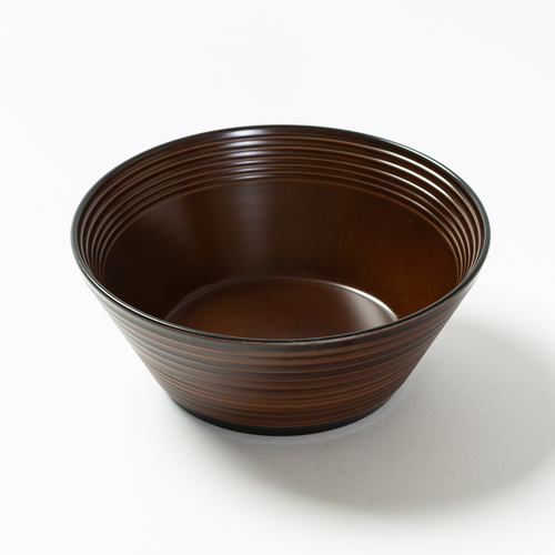 日本原产山岱树脂漆器和系列餐具 斗笠形沙拉碗