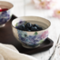 日本原产ceramic 蓝美浓烧米饭碗陶瓷碗餐具花工房1个装 彩色