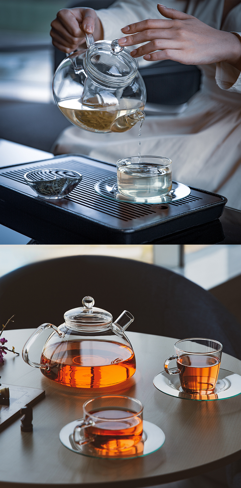 德国原产trendglas JENA 耐热玻璃 Linea 茶杯 0.18L 透明