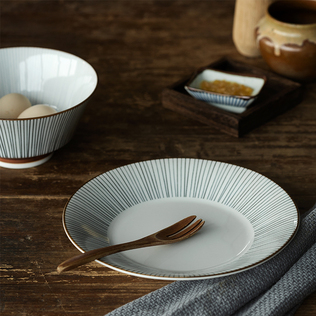 日本原产舍米蓝十草系列餐具餐盘餐碗