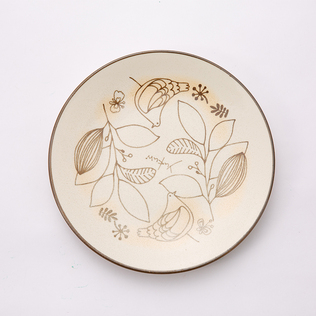 日本CERAMIC AI Café Suomi系列 盘 浅蓝