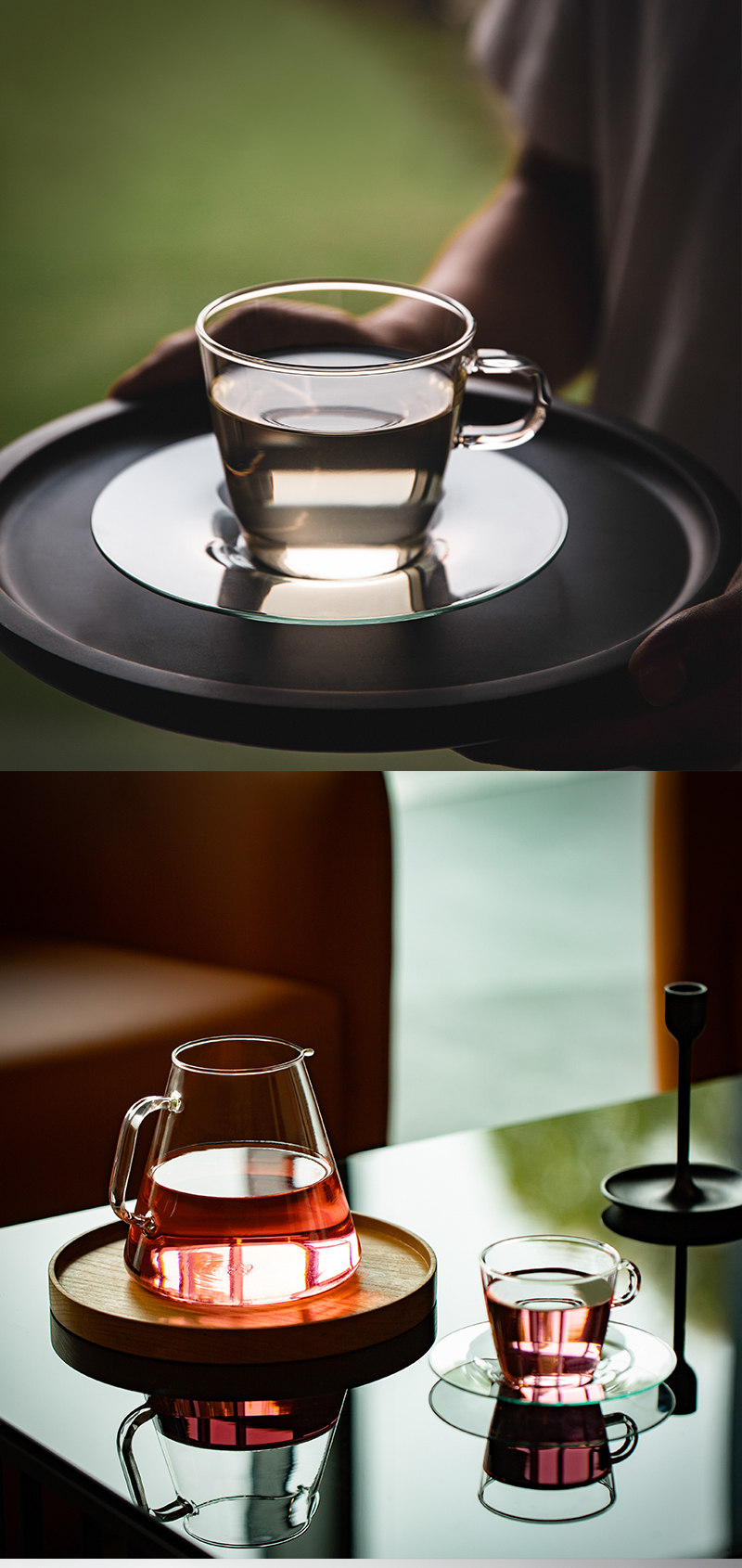 德国原产trendglas JENA 耐热玻璃 Costa咖啡杯 0.19L*2 咖啡杯2个装