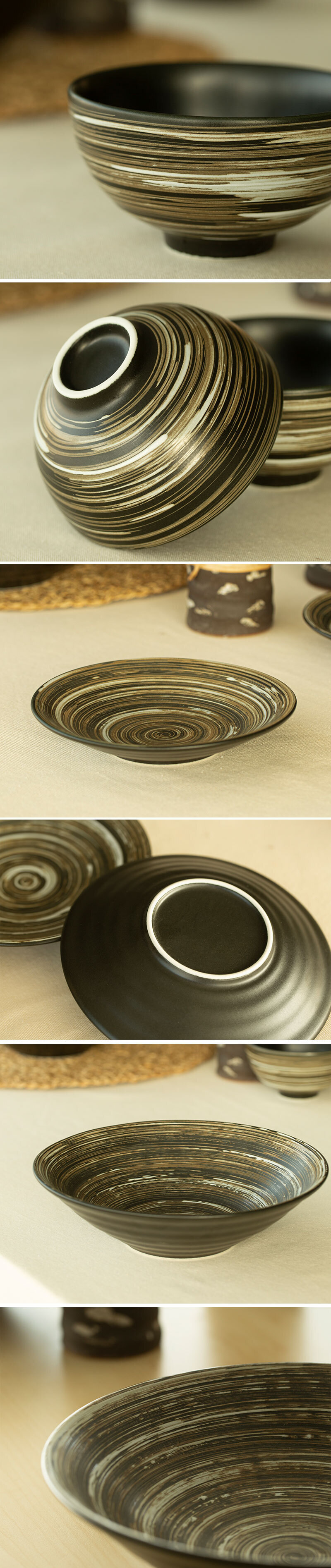 日本舍米蓝 雪之舞波纹系列餐具 雪之舞波纹 盘