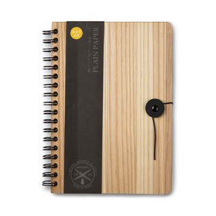 日本原产BIBOROKU杉木封皮笔记本记事本B6笔记本