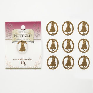 日本原产Petit Clip白雪公主金属书夹书签纪念品10枚1包装