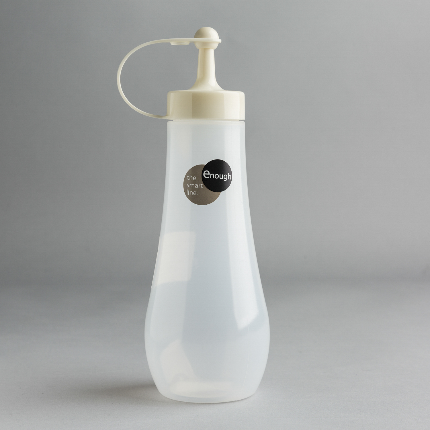 日本原产inomata带盖防漏沙拉酱瓶果酱瓶调味瓶油壶360ml&nbsp;白色