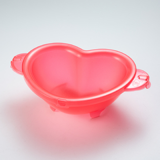 日本原产IMOTANI心形微波炉蒸煮容器 　