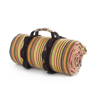 韩国原产NORDIC ISLAND两用防水卷筒野餐垫含多用途提带