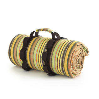 韩国原产NORDIC ISLAND两用防水卷筒野餐垫含多用途提带