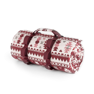 韩国原产NORDIC ISLAND两用防水卷筒野餐垫含多用途提带