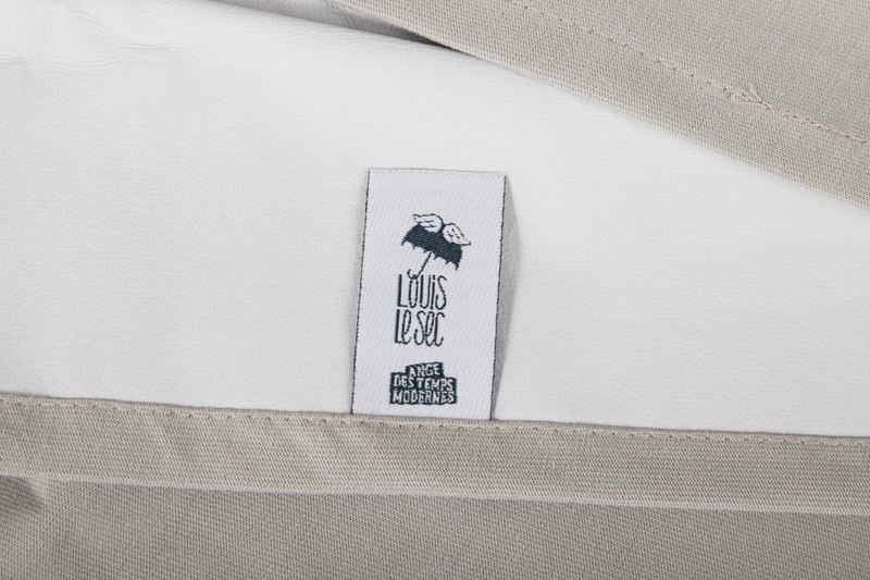 比利时原产LOUIS LE SEC婴幼儿防水透气床单灰色60*120cm 灰色